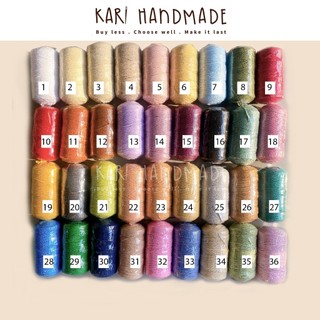  Sợi Simply Cotton Craft Yarn VN trơn loang móc túi nón 150gr sợi tái chế 