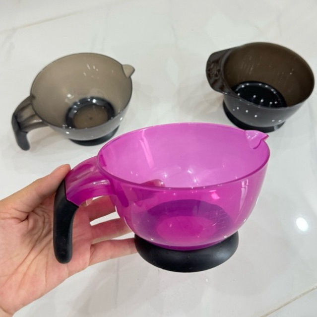 dụng cụ chén nhuộm ca đựng hoá chất nhuộm uốn tóc