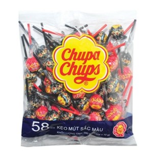 Kẹo Mút Chupa Chups Hỗn Hợp, Sắc Màu(58 que, 60que)