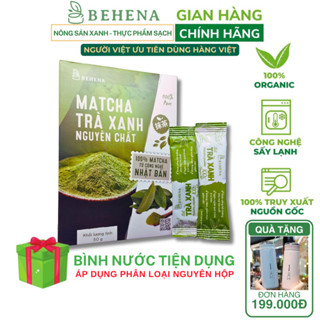 Bột Matcha Trà Xanh Behena 50g Chống Lão Hóa, Giảm Thâm Mụn, Làm Sạch Mụn, Dưỡng Trắng Da