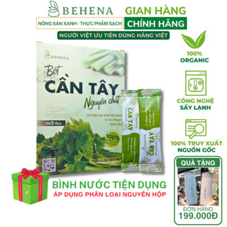 Bột Cần Tây Behena 50g Giảm Cân, Đẹp Da, Tốt Cho Tim Mạch, Detox Cơ Thể, Bổ Sung Vitamin, Chất Chống Oxi Hóa, Chất Xơ.