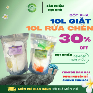  combo 20 lít gồm 10 lít nước giặt + 10 lít nước rửa chén  tự pha tiết kiệm cho gia đình quán ăn nhà hàng khách sạn 