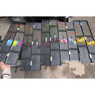 Bộ Phao Câu Cá 12 Phao Câu Ngày + 2 Phao Đêm Tặng kèm hộp đựng phao cao cấp - chất liệu nano , phao câu cá