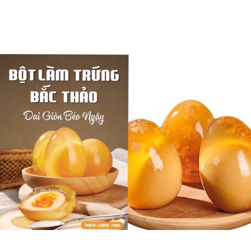 Bột Làm Trứng Bắc Thảo , Gói 1kg làm được 230-250 trứng vịt