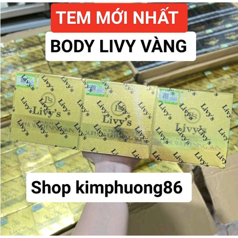 KEM BODY LIVY HỘP VÀNG CTY TRIỆU VY