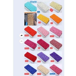  1 hộp hoa sáp 50 bông. 