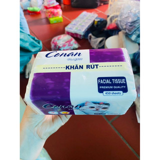 khăn giấy rút Conan/450 tờ,giấy ăn