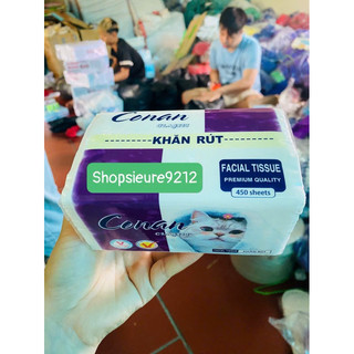 khăn giấy rút Conan/450 tờ,giấy ăn