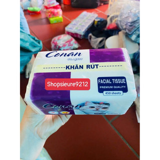 khăn giấy rút Conan/450 tờ,giấy ăn