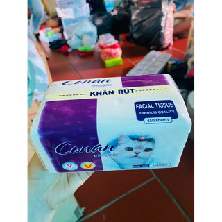khăn giấy rút Conan/450 tờ,giấy ăn