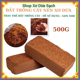 Viên Nén Xơ Dừa Trồng Cây Đất Xơ Dừa Tiện Ích Diệt Khuẩn Bổ Sung Dưỡng Chất Vi Sinh hữu Cơ Cho Cây Trồng