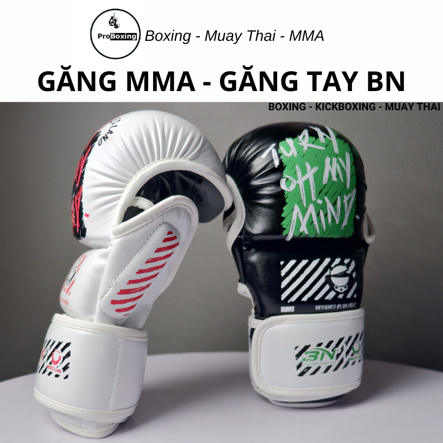 Găng Boxing MMA Găng Tay Hở Ngón