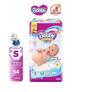 Tã dán bobby size XS70/S54/M46/S80/M76