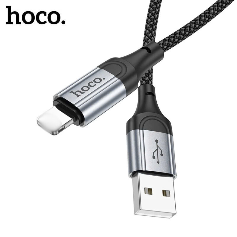 Dây sạc nhanh Hoco,cáp sạc bọc dù chính hãng cho điện thoại phone 6-14 cổng usb truyền dữ liệu thiết kế dây dù | BigBuy360 - bigbuy360.vn