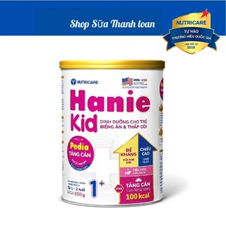 [HSD T10-2026] COMBO 2 LON Sữa Bột Nutricare Hanie Kid 1+ Cho Trẻ Biếng Ăn Suy Dinh Dưỡng 850g.