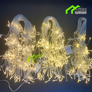  Led mành rủ dây đèn trang trí 6m 8m 12m 16m sáng vàng 