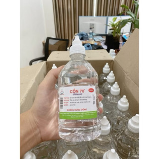(Giao ngay) Cồn y tế 70, 90 độ dùng để sát khuẩn, tiệt trùng trong y tế và spa làm đẹp chai 500ml