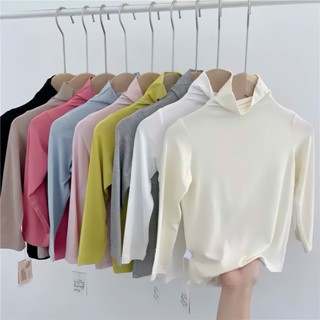 Combo 4 áo giữ nhiệt bé trai, bé gái MÀU NGẪU NHIÊN chất vải giữ nhiệt mềm mịn co giãn 4 chiều cho bé từ 6-30kg