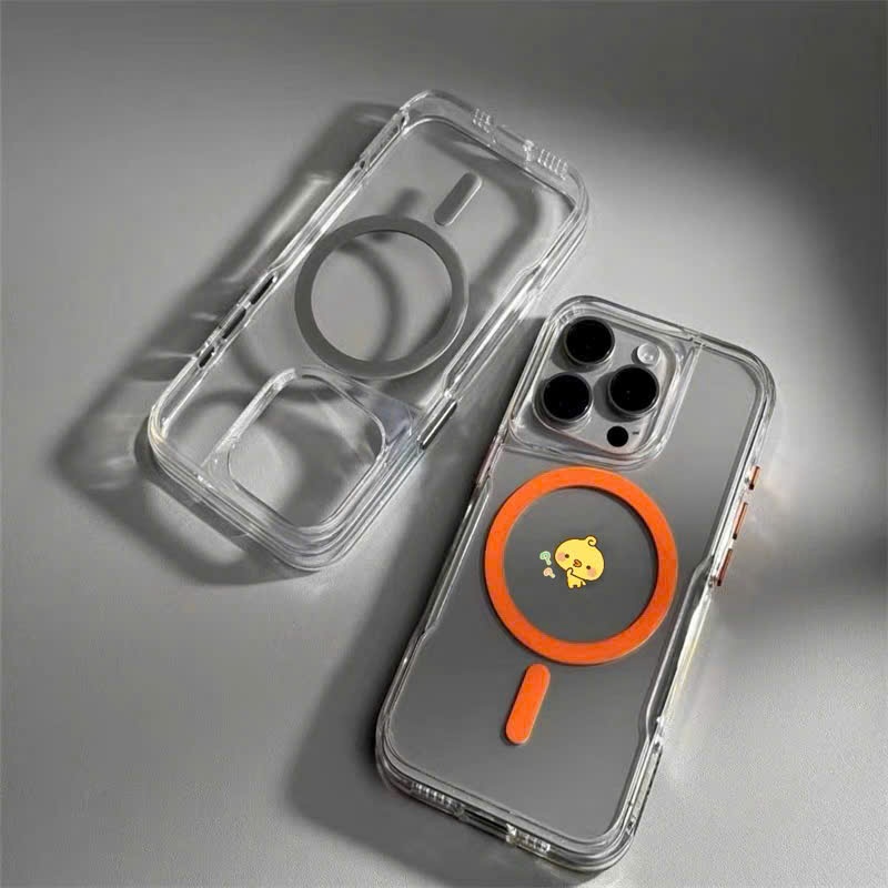 Ốp lưng Likgus Mo lưnng cứng viền dẻo IPhone 16 Pro Max trong suốt ,chống ố vàng,hỗ trợ sạc không dây
