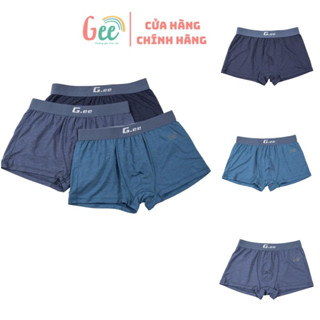 [Gee] Combo 3 quần sịp đùi, quần lót vải sợi tre mềm mại, kháng khuẩn, co giãn tốt size 10kg-75kg
