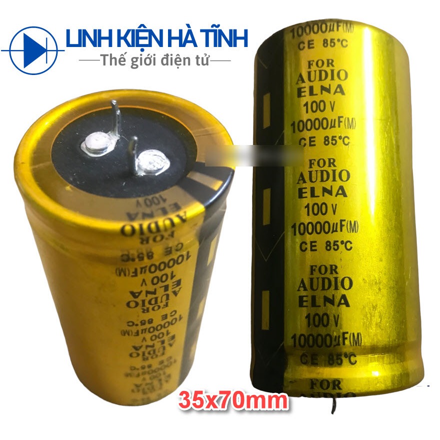 Tụ Audio ELNA 10000uf 100V / 15000UF 100V chất lượng cao đường kính tụ 35mm-KA10