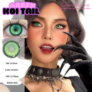 [SẴN] MỘT ĐÔI KÍNH ÁP TRÒNG MÀU XANH LÁ COSPLAY KOI TAIL BUTTERFLY GREEN CÓ ĐỘ CẬN LENS NỘI ĐỊA TRUNG QUỐC HOT DOUYIN