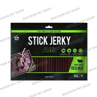 [ Gói to 500g ] Snack thịt que mềm Bowwow Stick Jerky cho cún 🐶