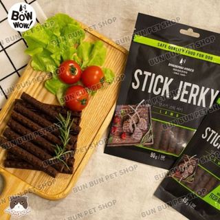 [ Gói to 500g ] Snack thịt que mềm Bowwow Stick Jerky cho cún 🐶