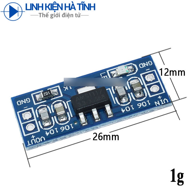 Túi 10 cái MẠCH NGUỒN AMS1117-3.3V -CZ21
