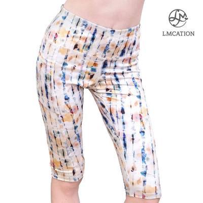 Quần lửng thể thao trên gối LMcation túi 2 bên - Sọc đủ màu