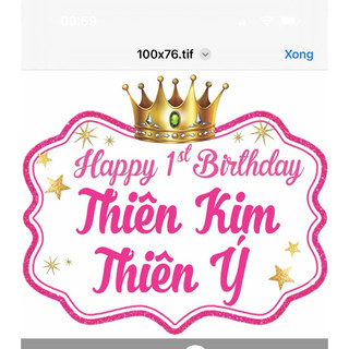 Bảng Tên Sinh Nhật Cho Bé trai , bé gái