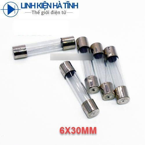 [50 CÁI] CẦU CHÌ ỐNG 20A 250V 6X30MM -BN18