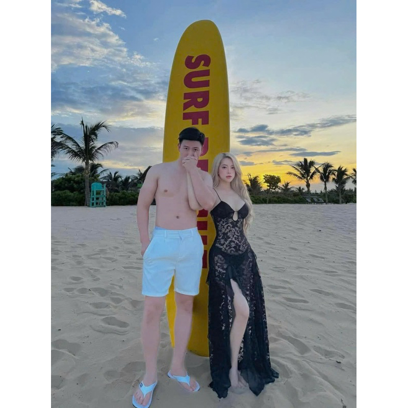 Đầm Ren Xoè EMMA, Bikini Ren Thiết Kế Xuyên Thấu, Sexy, Che Khuyết Điểm, Tôn Dáng (Có Mút Đệm) | BigBuy360 - bigbuy360.vn