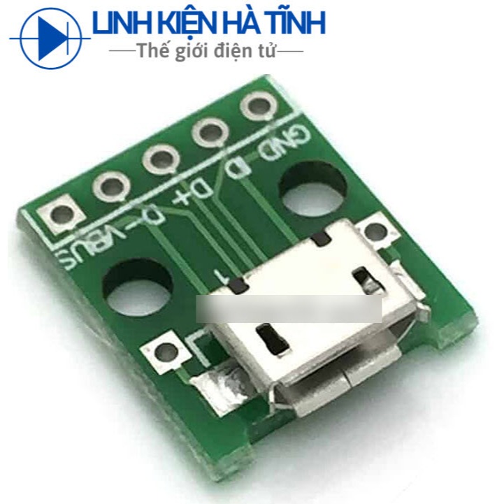 Túi 15 cái MẠCH HÀN CHÂN MICRO USB MẠCH MICRO USB TO DIP -CS10