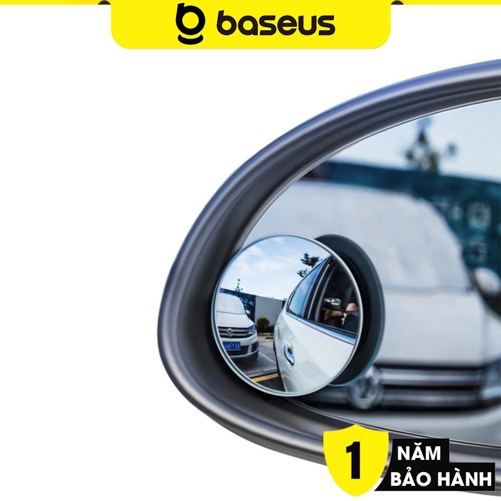 Gương cầu lồi mở rộng góc nhìn, chống điểm mù cho xe hơi Baseus LV466 Full View Blind Spot Rearview Mirrors (Bộ 2 cái)