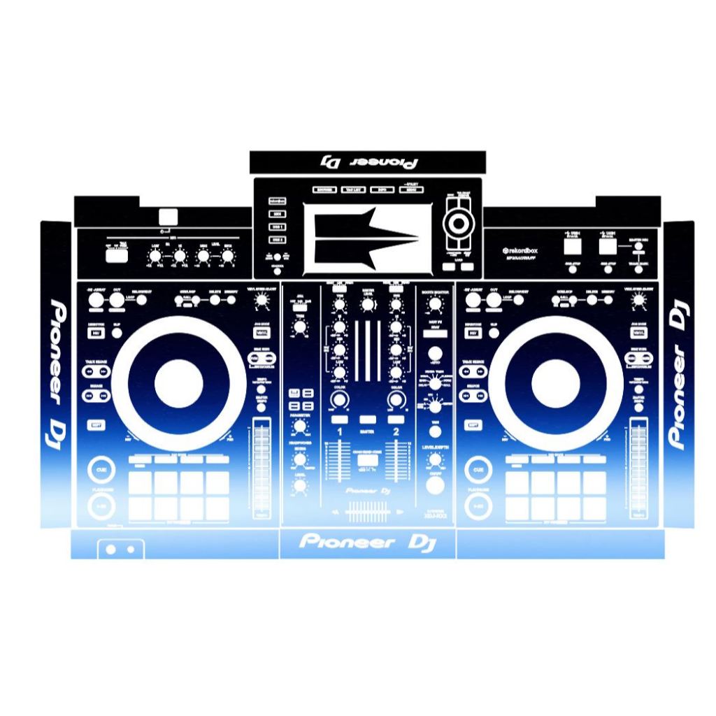 [ Hỏa Tốc ] Skin Dán Bàn DJ (XANH ĐEN) ( XDJ RR / RX / RX2 / RX3 / XZ , DDJ - SB / RB  / 400)