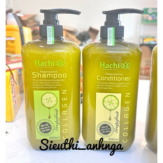 Cặp Dầu Gội-Xả HaChi 800Ml