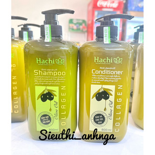 Cặp Dầu Gội-Xả HaChi 800Ml