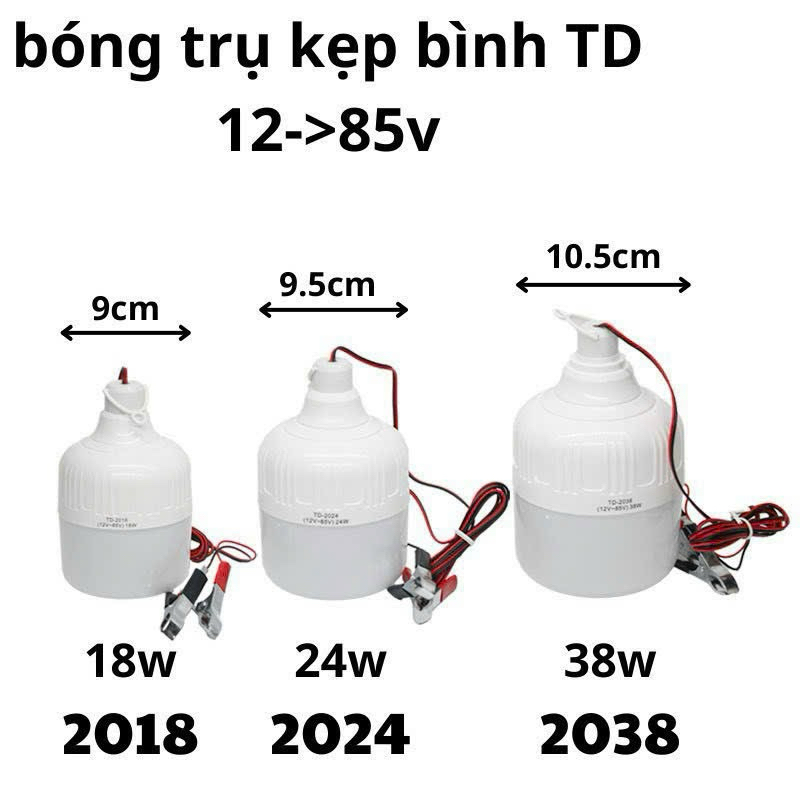 BÓNG ĐÈN LED KẸP BÌNH 12V>85V 18-24-38-50W