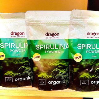 Bột tảo spirulina hữu cơ Dragon 200g