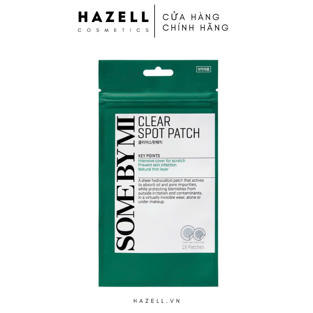 Miếng dán mụn Some By Mi Clear Spot Patch 18 miếng