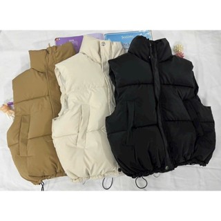 Áo Phao GIle Nữ Nhung Lỳ Cao Cấp, Form Croptop Tôn Dáng, Cực Dễ Phối Đồ