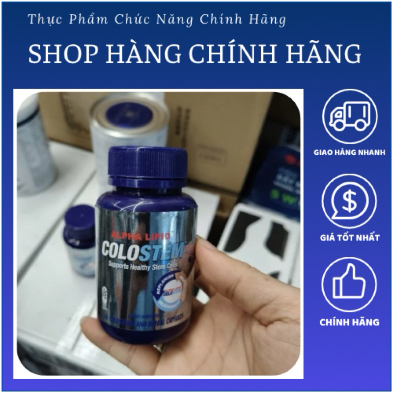 Viên uống colostem Alpha Lipid sữa non new Zealand - Tế bào gốc colostem giúp trẻ hóa và tăng cường sức khỏe.
