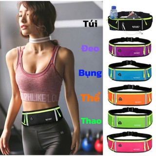 Đai túi chạy bộ nam nữ đeo hông phản quang chống nước an toàn đựng điện thoại, chai nước gọn nhẹ phương tiện tập thể dục