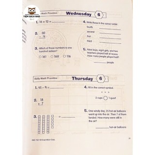 DAILY MATH PRACTICE của Evan Moor(6q)
