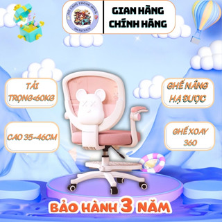 Ghế học sinh chống gù , Ghế chống gù có đệm ghế ,chỗ để chân bánh xe xoay 360 tạo sự thoải mái thích thú cho bé khi ngồi
