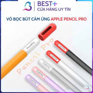  Vỏ Bọc Apple Pencil Pro Case Ốp Silicone Bảo Vệ Bút Cảm Ứng 2 Mảnh Êm Tay Mềm Mịn Đẹp BESTPLUS 