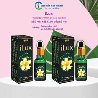  Combo 2 chai khử mùi hôi nách iLux thảo dược tự nhiên của Dược phẩm iCare Việt Nam 