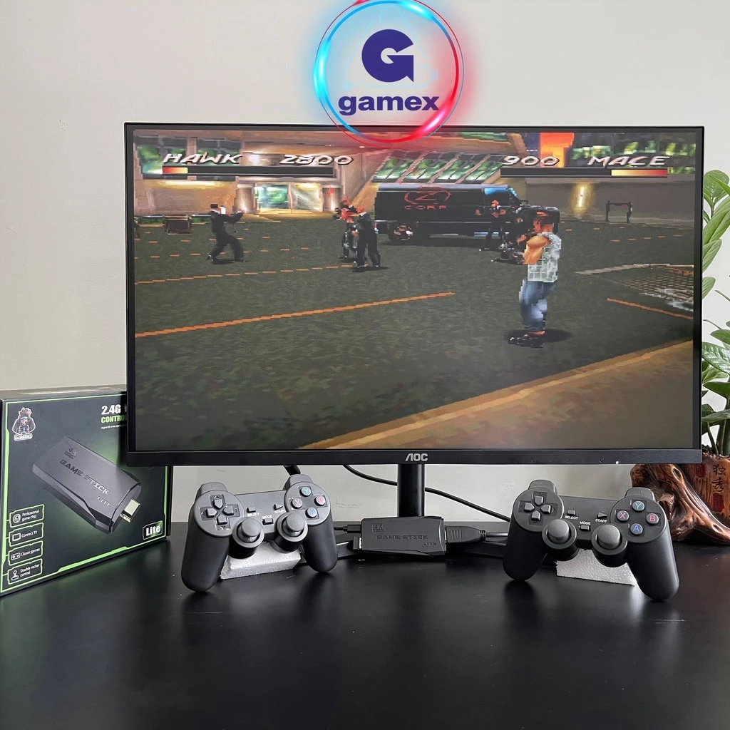 Máy Chơi Game 4 nút Không Dây 64G hơn 20.000+ Trò Chơi/ PS 10000 Game Ps1/ Ps2 /Nitendo/FC Compact/FC , kết nối HDMI. | BigBuy360 - bigbuy360.vn