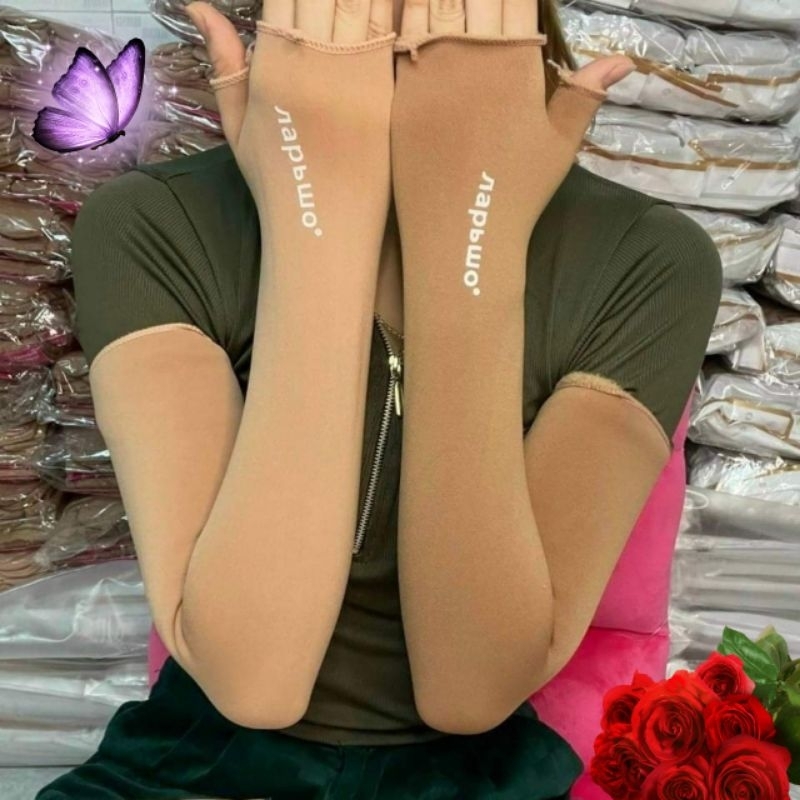 Ống Tay Ủ Kem Lông Nhung, Găng Tay Ủ Kem, Chống Nắng